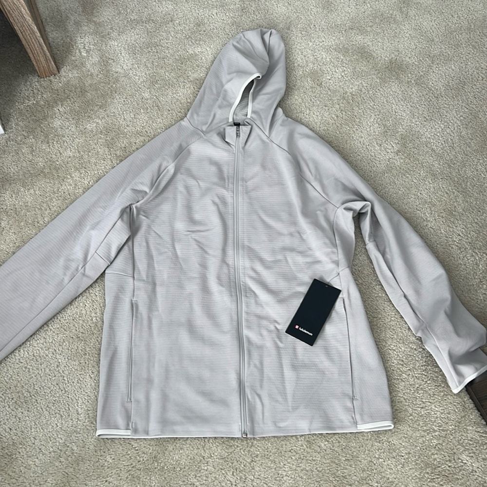 Gridliner fleece zip hoodie